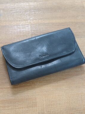 Vintage Rolfs leather checkbook wallet